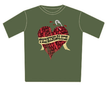 King Blues Tshirt - Safety Pin